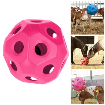 HeuBoy - Futterspielball für Pferde & Kälber, pink