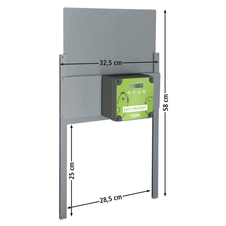 KERBL Automatische Hühnertür Easy Protect, Komplettset