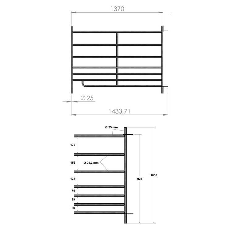 Steckfixhorde / Steckhorde für Schafe - Höhe 92 cm, Länge 137 cm